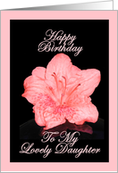 Happy Birthday To My Lovely Daughter - Verse Inside card