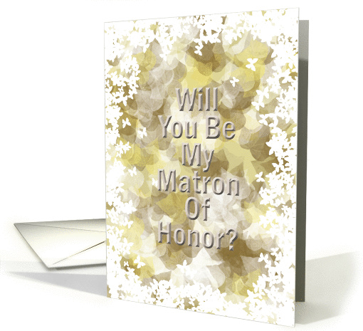 Matron Of Honor - Blank Inside card (196054)