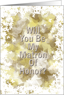 Matron Of Honor - Blank Inside card