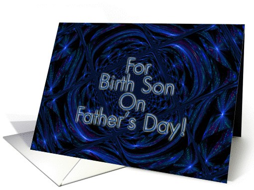 For My Birth Son On Father's Day! - Verse Inside card (196755)