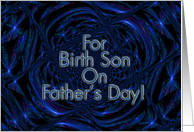 For My Birth Son On Father’s Day! - Verse Inside card
