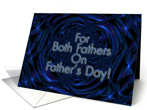 For Both Fathers On Father's Day! - Verse Inside card (196759)