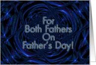 For Both Fathers On Father’s Day! - Verse Inside card