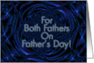 For Both Fathers On Father’s Day! - Verse Inside card