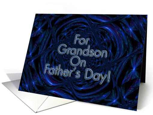 For Grandson On Father's Day! - Verse Inside card (197668)