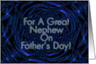 For A Great Nephew On Father’s Day! - Verse Inside card