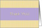 Thank You! - Blank Inside card