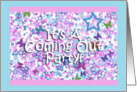 It’s A Coming Out Party! - Information Inside card