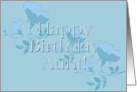 Happy Birthday Aunt! - Verse Inside card