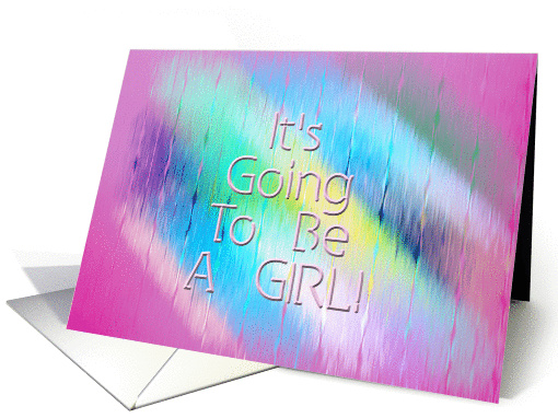 It's Going To Be A Girl! - Verse Inside card (286431)
