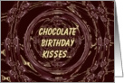 Chocolate Birthday Kisses! - Verse Inside card