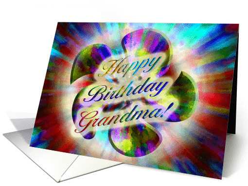 Happy Birthday Grandma! - Verse Inside card (294411)