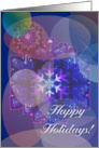Snowflake Happy Holidays! - Verse Inside card