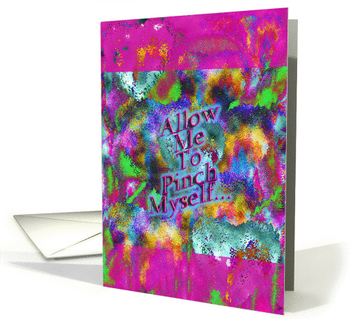 Allow Me To Pinch Myself! - Verse Inside card (338565)