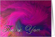 Colorful Abstract - Thank You Card