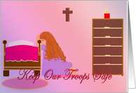 Keep Our Troops Safe card