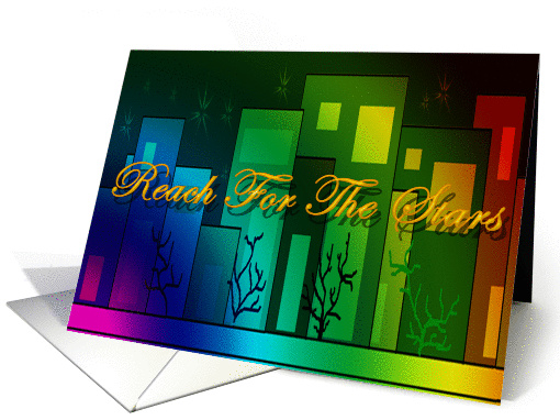 Reach For The Stars - Blank card (59745)