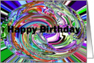 Happy Super Colorful Abstract - From The Group card