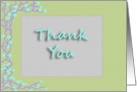 Delicate Flowers #1 - Thank You Card