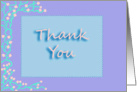 Delicate Flowers #3 - Thank You Card