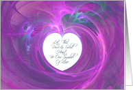 Solid Love, Solid Heart - Blank Inside card