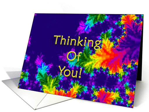 Thinking Of You! - Blank Inside card (76266)