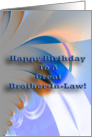 Happy Birthday Great Brother-In-Law - Blank Inside card