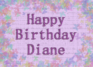 Happy Birthday Diane...