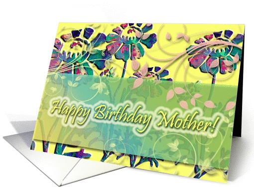 Floral Mother Birthday card (846823)