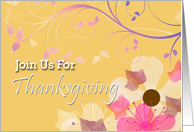 Join Us For Thanksgiving card