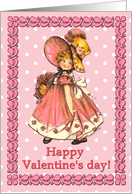 Cute Victorian Look Valentine Card