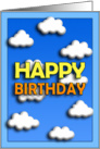 Sunny Happy Birthday card