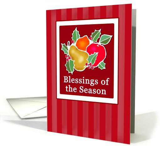 Seasonal Fruits Holiday card (659884)