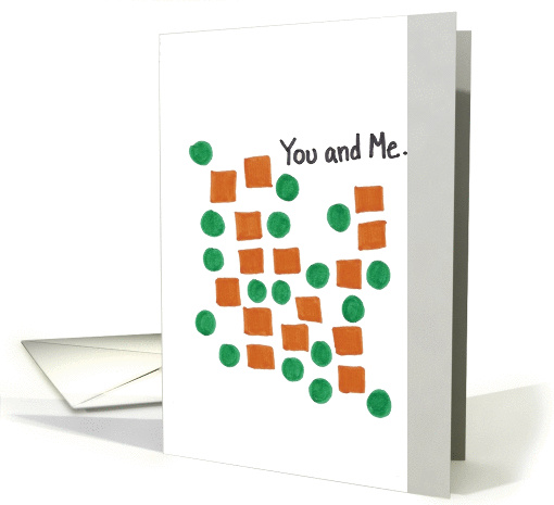 Peas and Carrots card (52288)