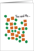 Peas and Carrots card
