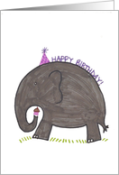 Birthday elephant