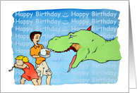 Dinosaur Birthday card