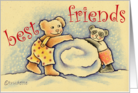 best friends card