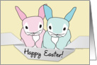 Happy Easter, Easter Bunnies card