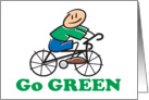 Earth Day - Go Green card