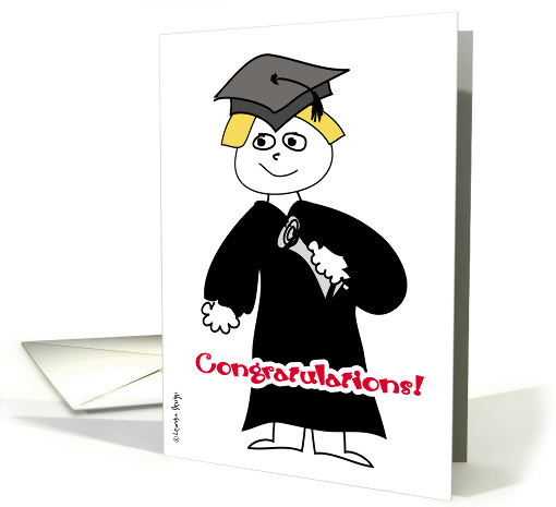Graduation - Boy card (62294)