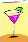 Cosmo Cocktail Greeting Cards