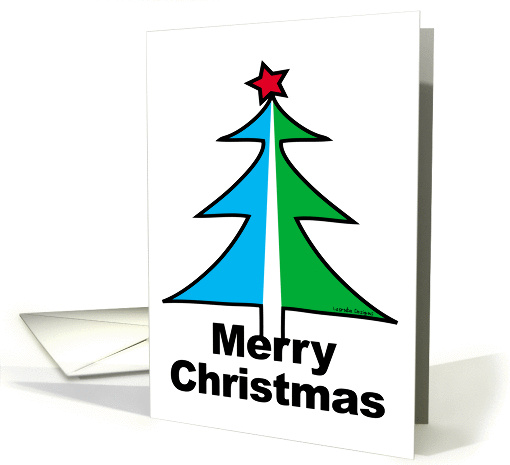 Merry Christmas Tree card (999905)
