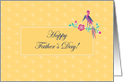 Sakura Batik with Bird Father’s Day Card