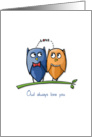 Owl Love Valentine’s Day Card