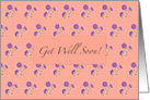 Tula Floral Batik Get Well Card