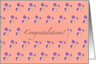 Tula Floral Batik Congratulations Card
