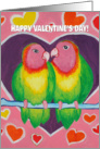 Love Birds Valentine’s Day Card