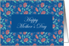 Mother’s Day for Mum, Aiyana Floral Batik Card