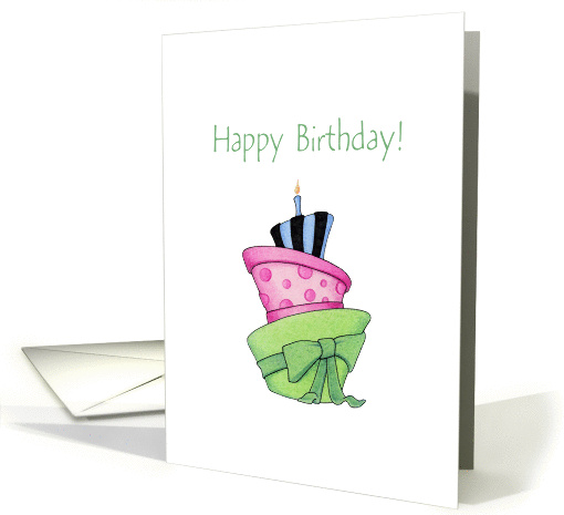 Happy Cake Birthday card (102159)